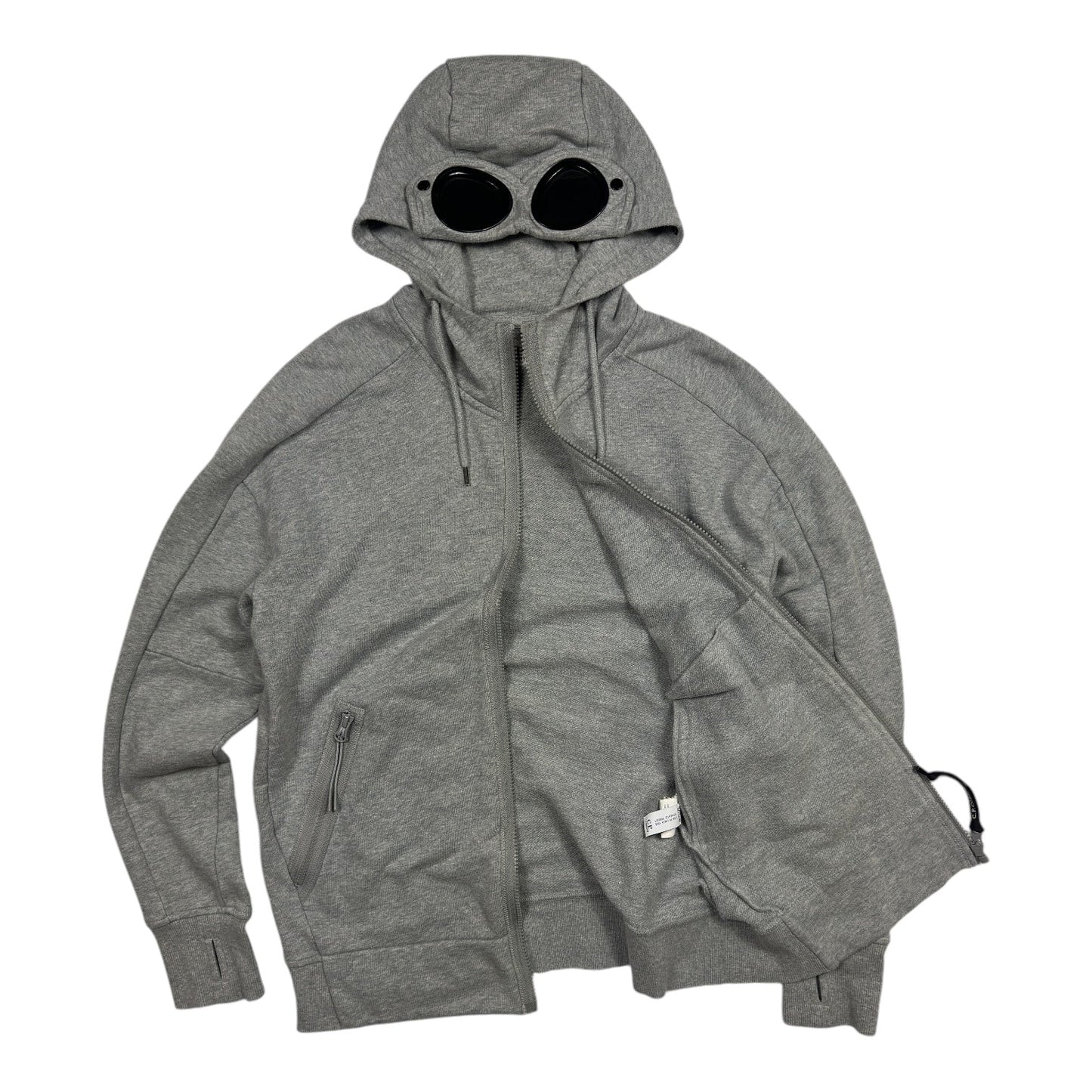 C.P. Company Grey Goggle Hoodie