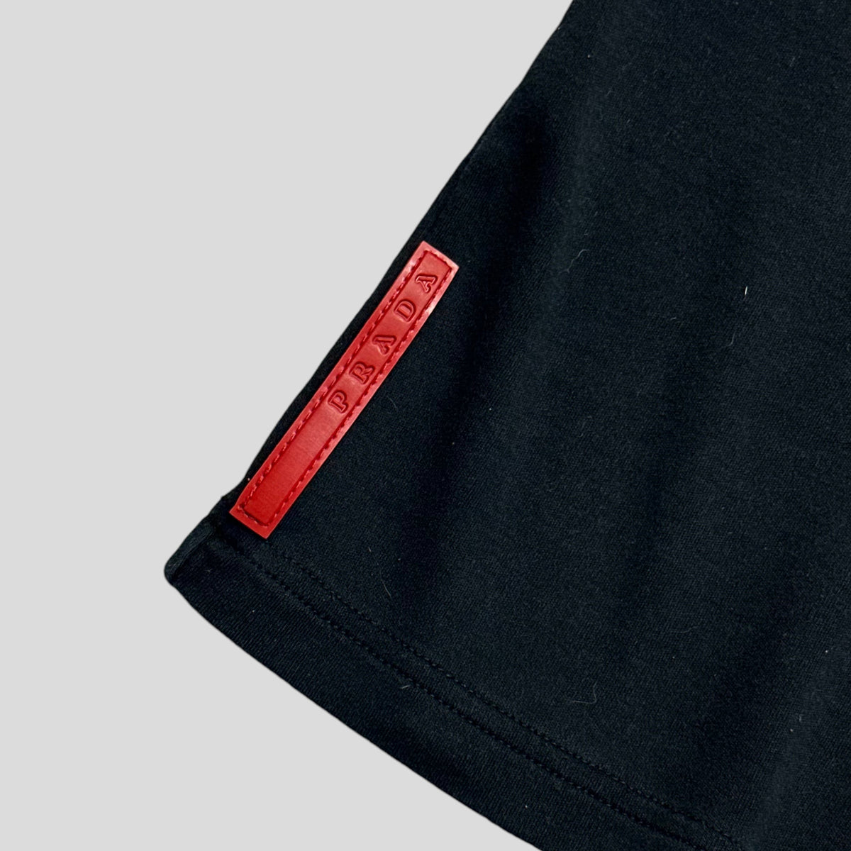 Prada Sport 2009 Nylon Collared Cotton Shirt - L | XL, Black