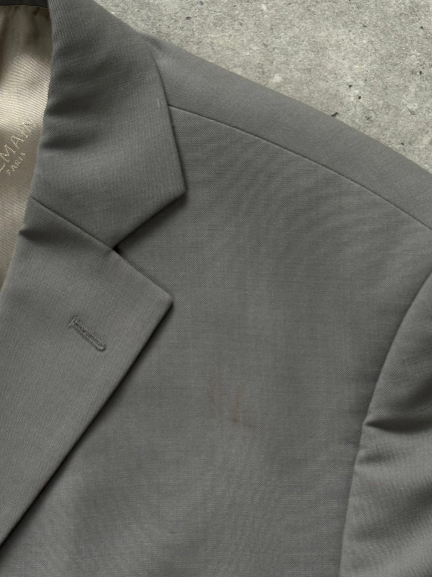 Balmain 1990s Wool Single Breasted Suit - 42R/W34