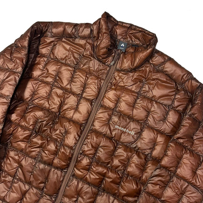 Montbell Plasma 1000 Alpine Down Parka Puffer Jacket In Brown ( USA/ EUR M )