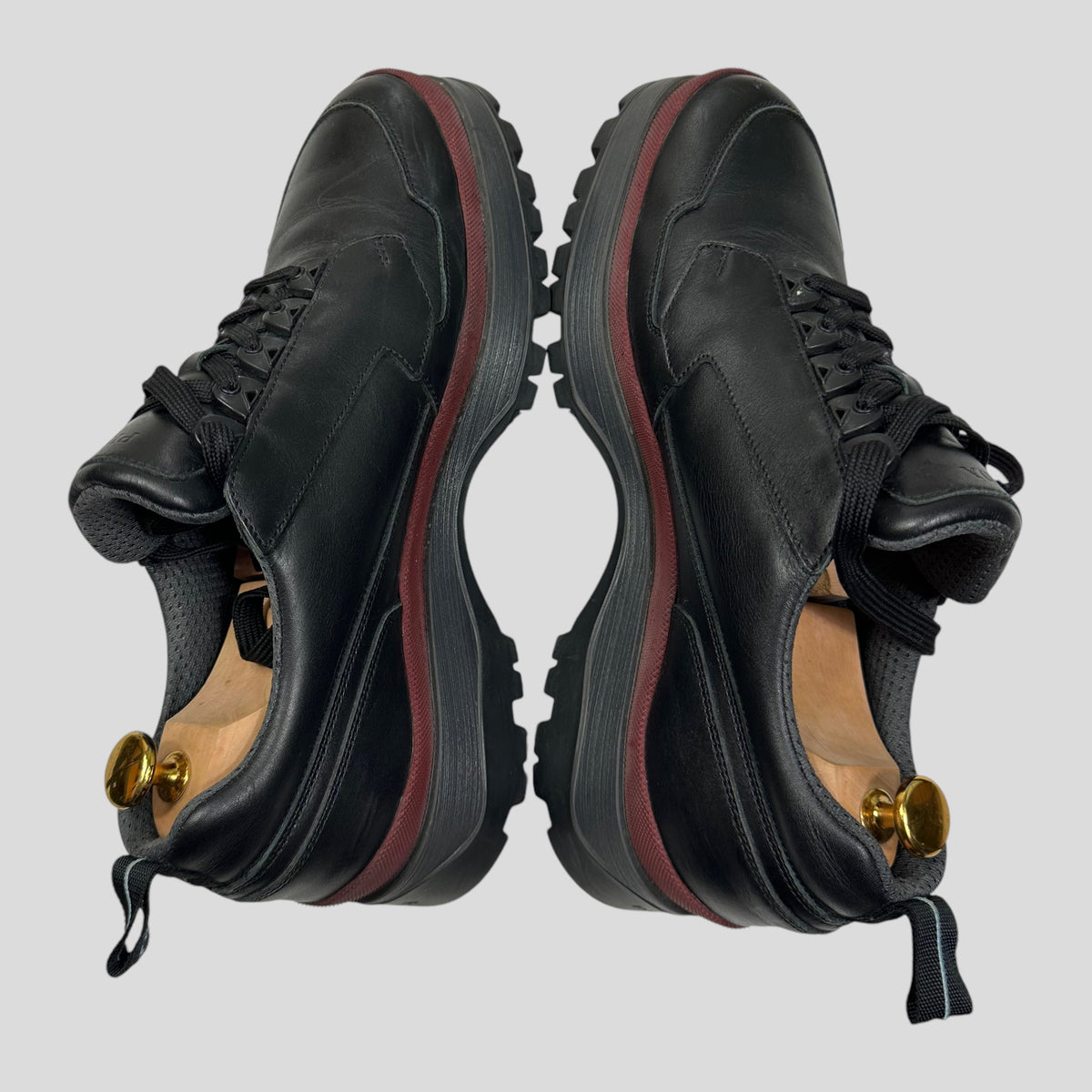 Prada Milano FW18 Leather Low Brixxen Boot - UK9 | Black