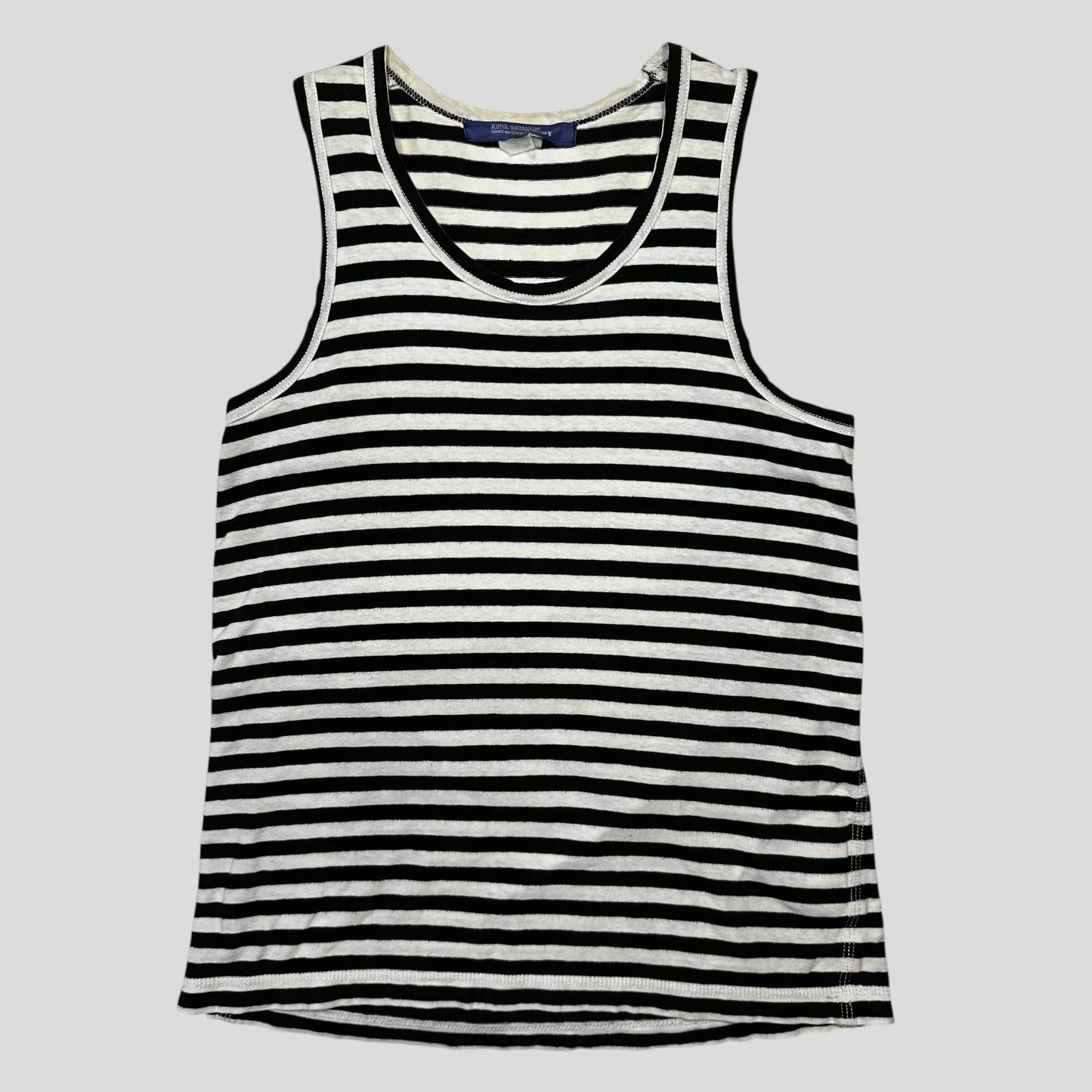 Junya Watanabe MEN 2005 Striped Cotton Vest - M