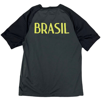 Nike Brazil 2014/15 Training Shirt In Black ( L )