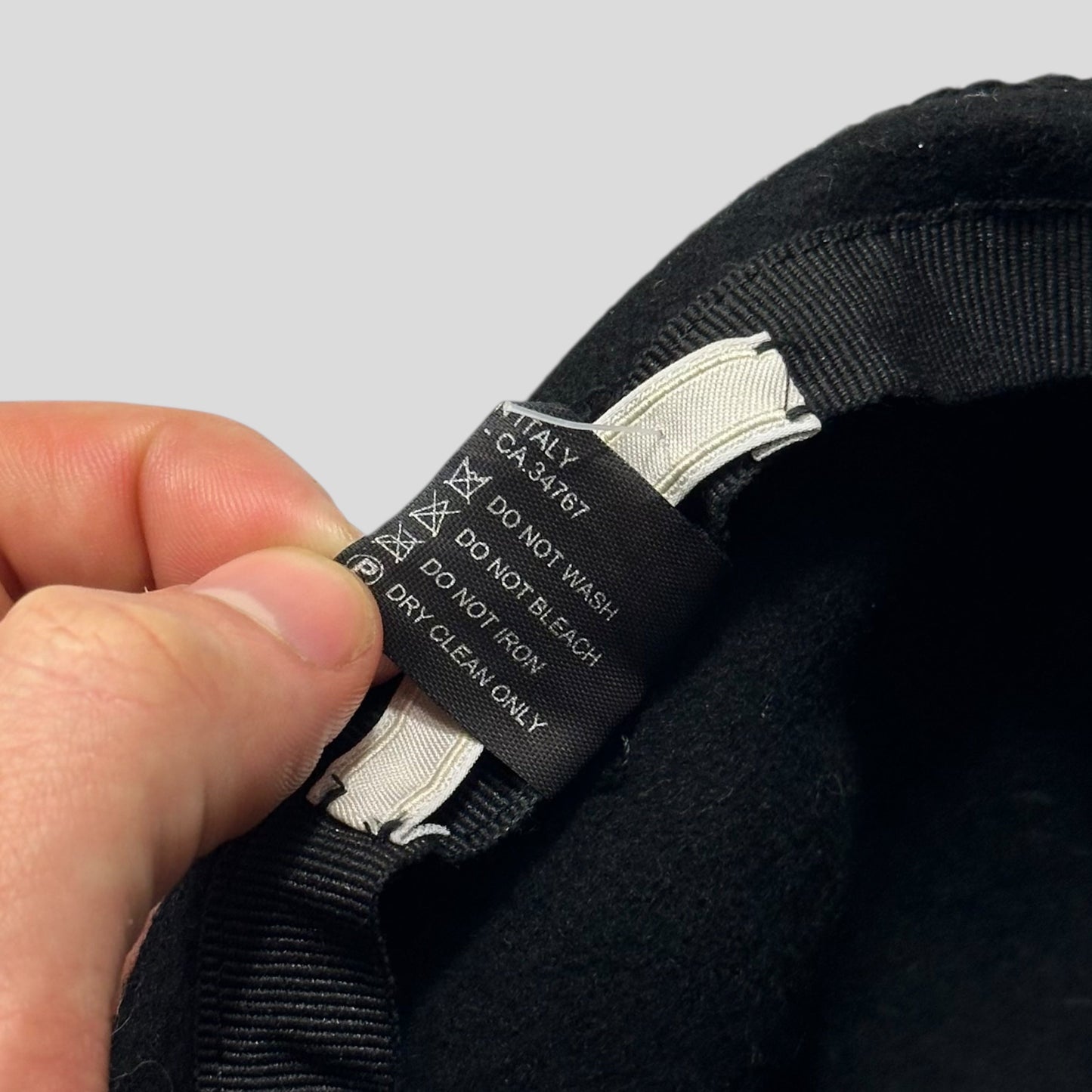 Prada AW05 Crochet Alpaca Wool Beret Hat - M