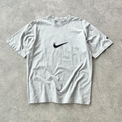 Nike 1990s heavyweight embroidered spellout t-shirt (L) - Known Source