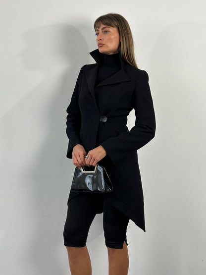 Emporio Armani 2000s Pure Wool Tailored Coat - S