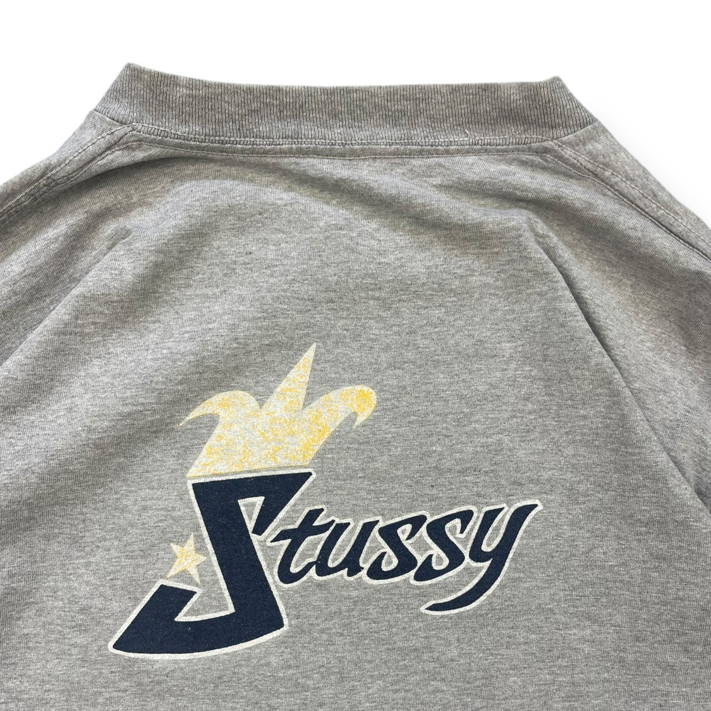 1993/96 Stussy Crown Logo Long Sleeve (L) | Default Title, Multicoloured