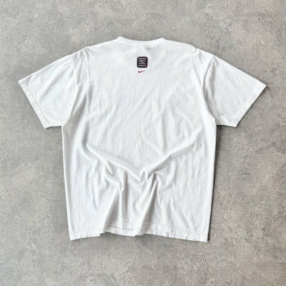 Nike SHOX RARE 2000s graphic spellout t-shirt (L)