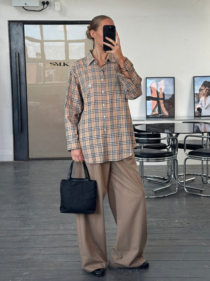 Burberry 1990s “Archive Nova Check” Pure Cotton Shirt - XL