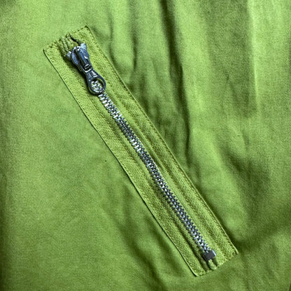 S/S 1988 Lime Green Raso Gommato Double Collar Bomber Jacket