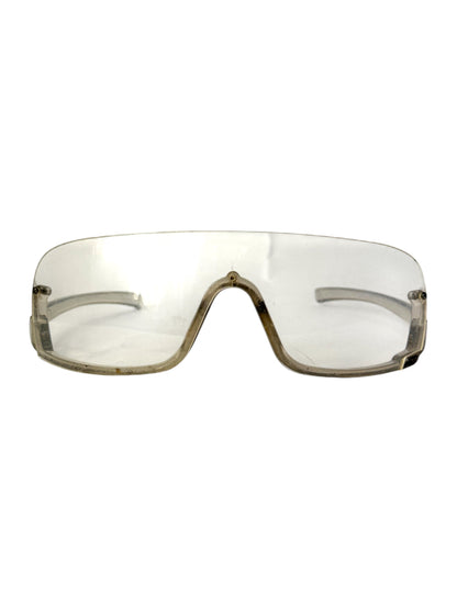 Gucci Vintage Clear Plastic Glasses