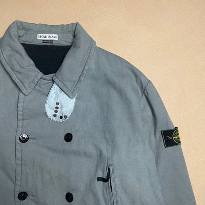 A/W 1997 Summit Grey Treated Wool Pea Coat