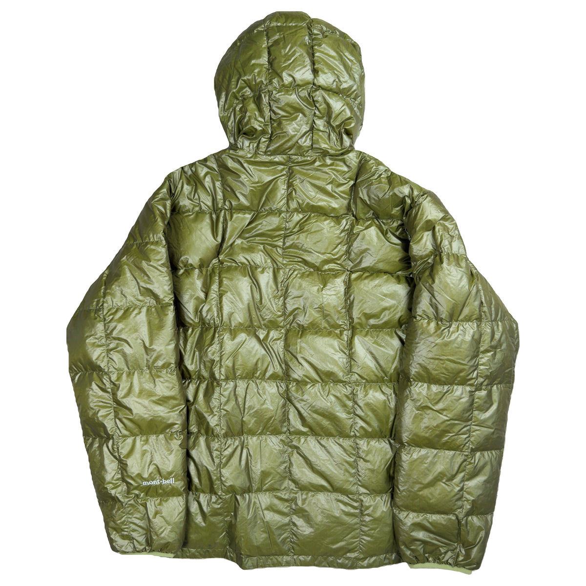 Montbell Superior Down Parka Puffer Jacket In Khaki Green (XL) | XL, Green