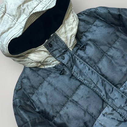 Stone Island 2013 Mesh Reflective Puffer Jacket L