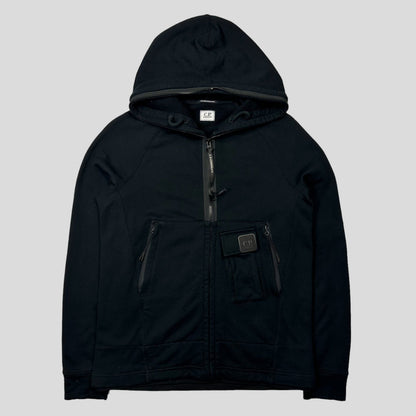CP Company Metropolis Full-Zip Hoodie - S/M | Small, Black