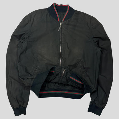 Gucci by Tom Ford 00’s G Logo Web Bomber Jacket - IT50 (M/L)