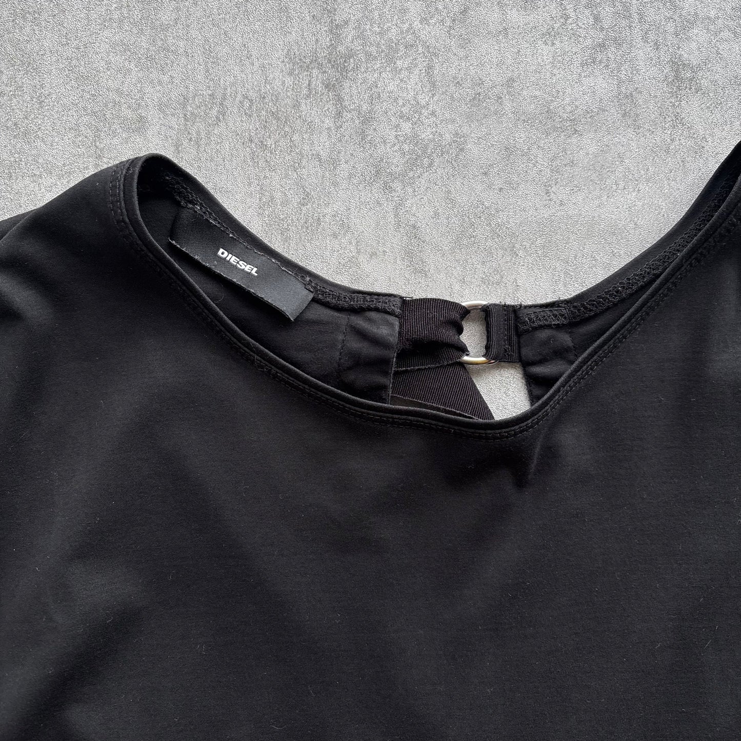 DIESEL CORSET T-SHIRT | O/S, Black