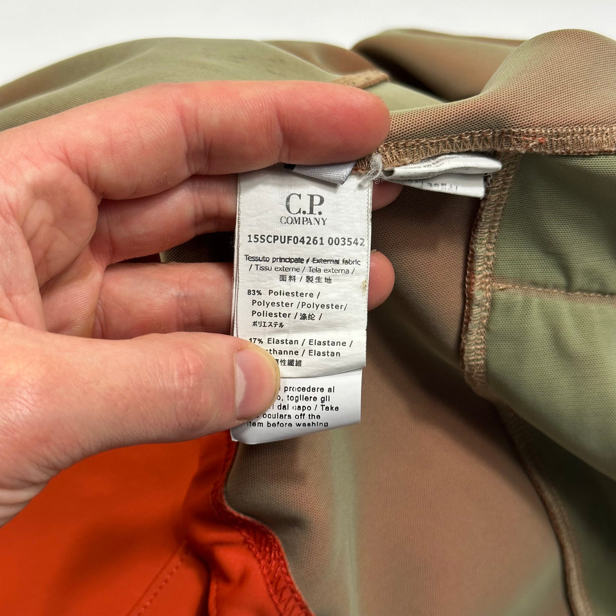 CP Company Soft Shell Goggle Jacket - M | Medium, Orange