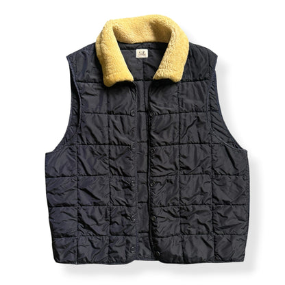 FW2006 CP Company 2in1 Knitted Jumper (L) | Large, Navy