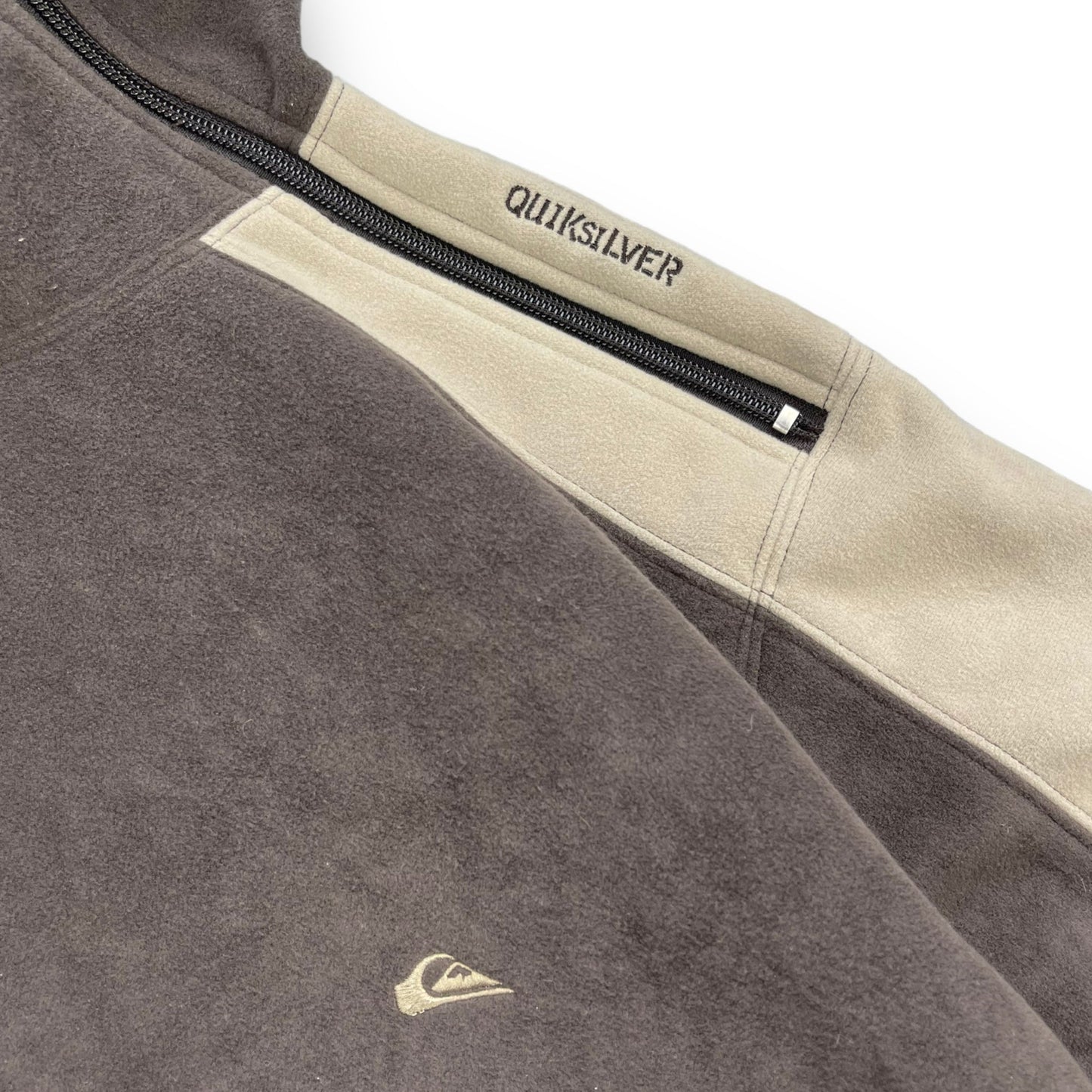 Quiksilver Shoulder Zip Fleece Hoodie (L) | Default Title, Multicoloured