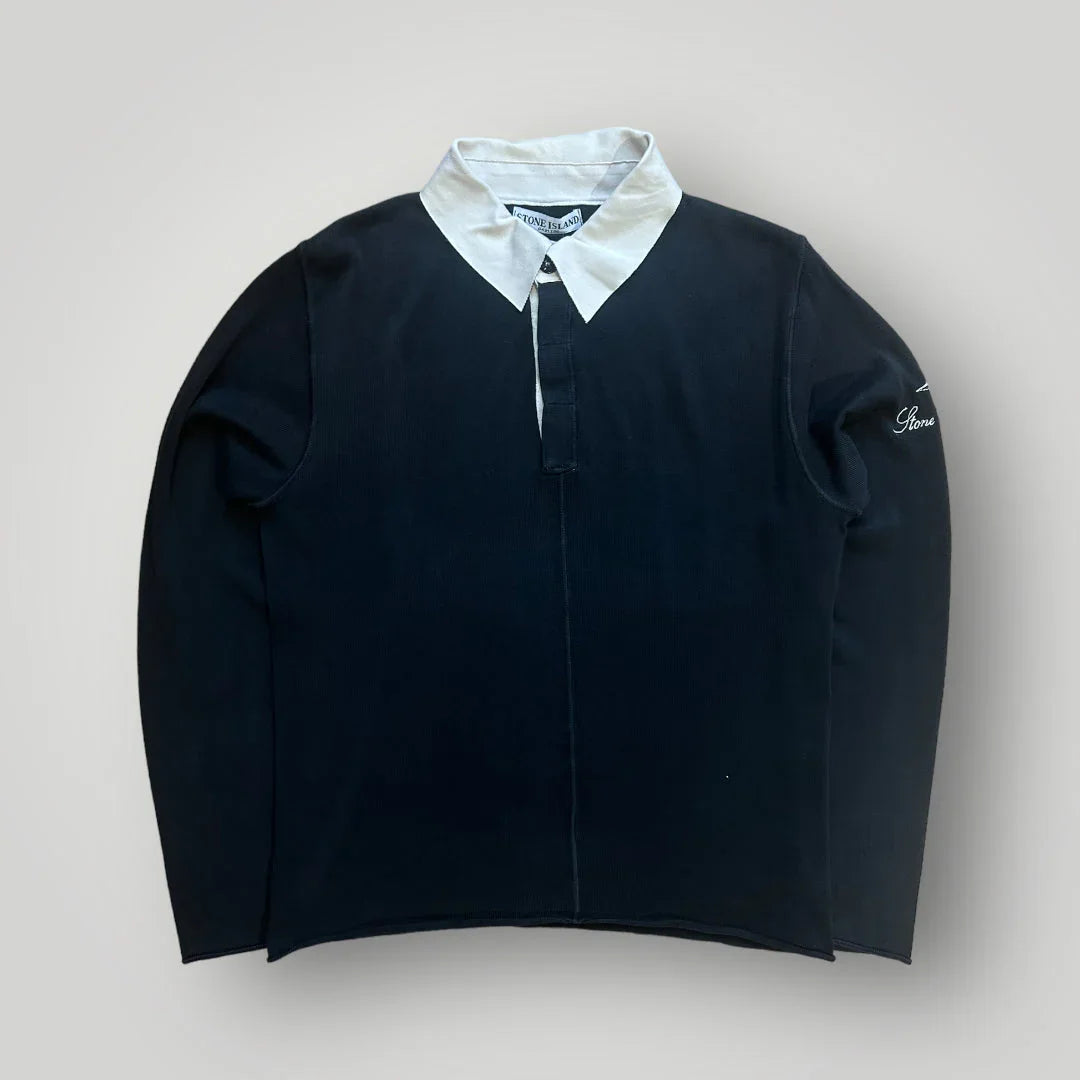 Stone Island SS/05 Embroidered Polo Shirt M