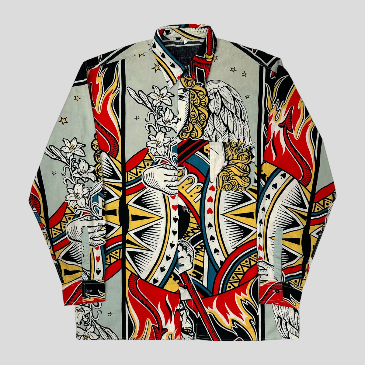 Moschino Jeans 1989 Angel & Devil Shirt - L (XL) | XL, Multicolor
