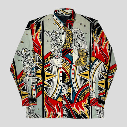 Moschino Jeans 1989 Angel & Devil Shirt - L (XL) | XL, Multicolor