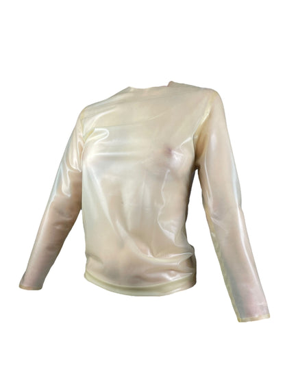 Latex transparent top