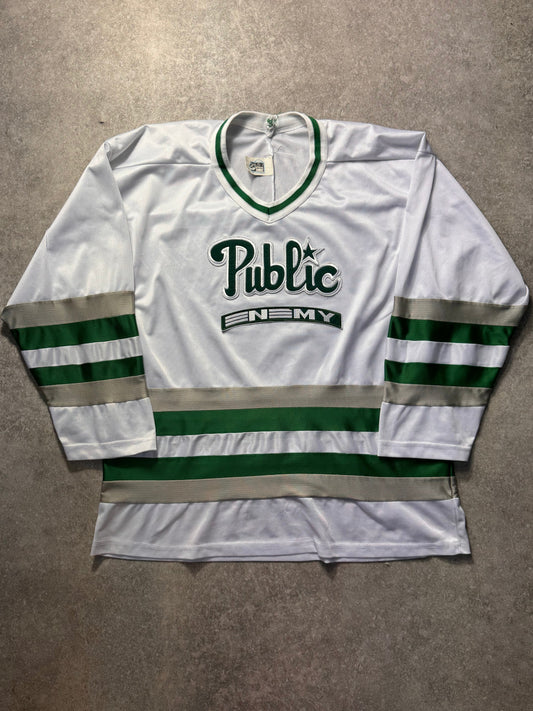 1990s Public Enemy Two Tone Hockey Jersey