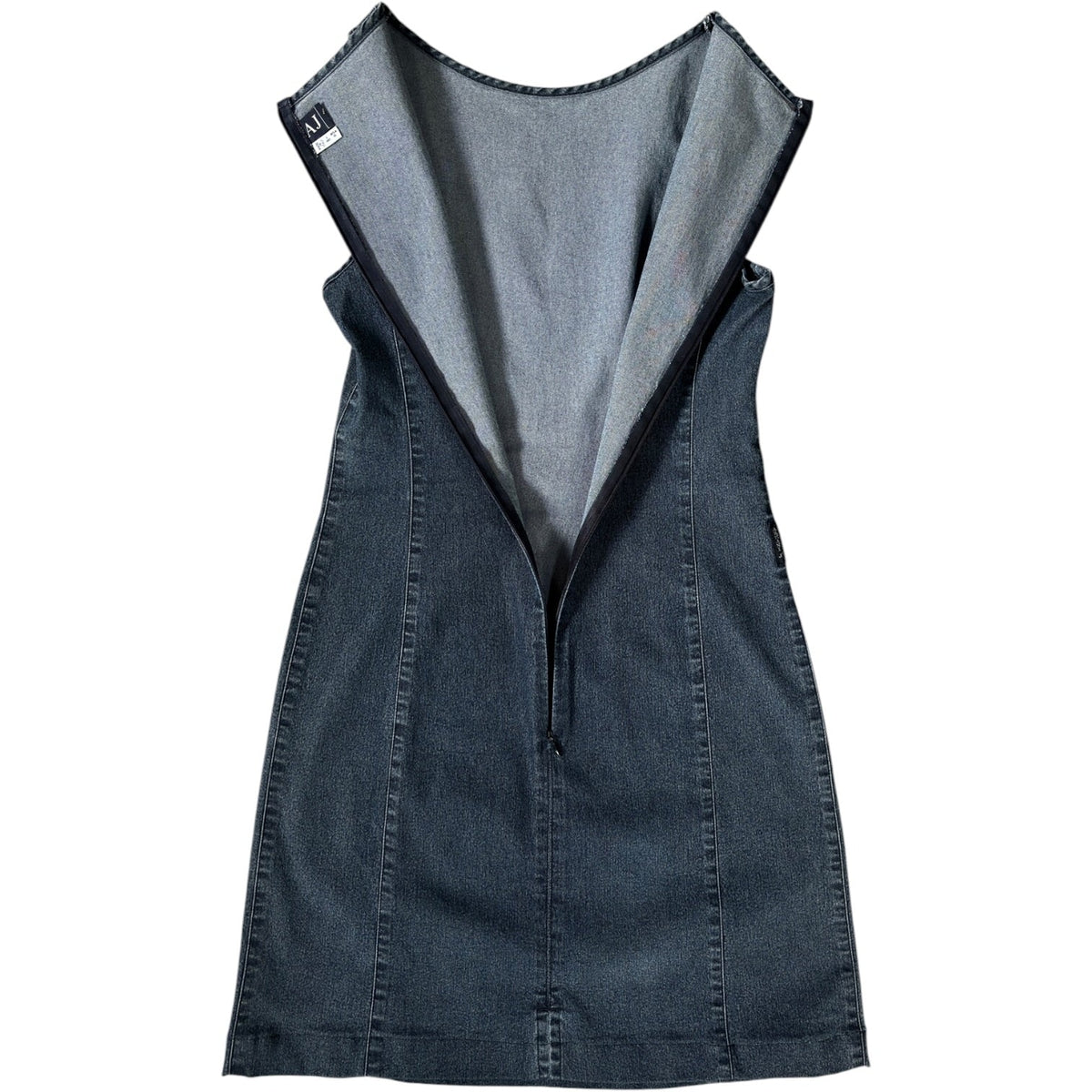 Armani Jeans 00’s Denim Sheath Dress Size 8/10 | 8/10, Blue