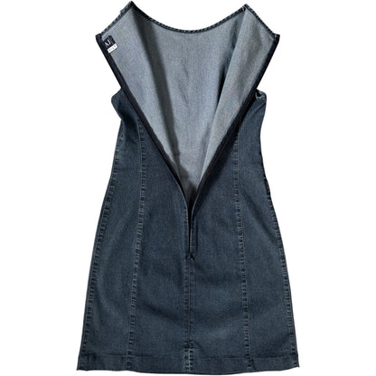 Armani Jeans 00’s Denim Sheath Dress Size 8/10 | 8/10, Blue
