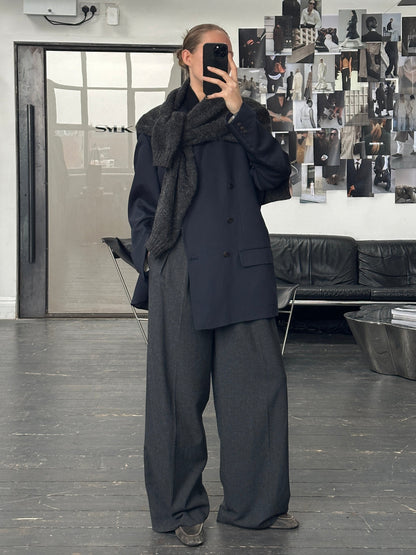 Yves Saint Laurent 1990s Wool Double Breasted Blazer