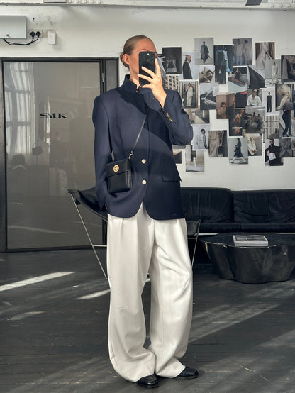 Christian Dior Monsieur 1980s Pure Wool Bespoke Button Blazer - 38R/M