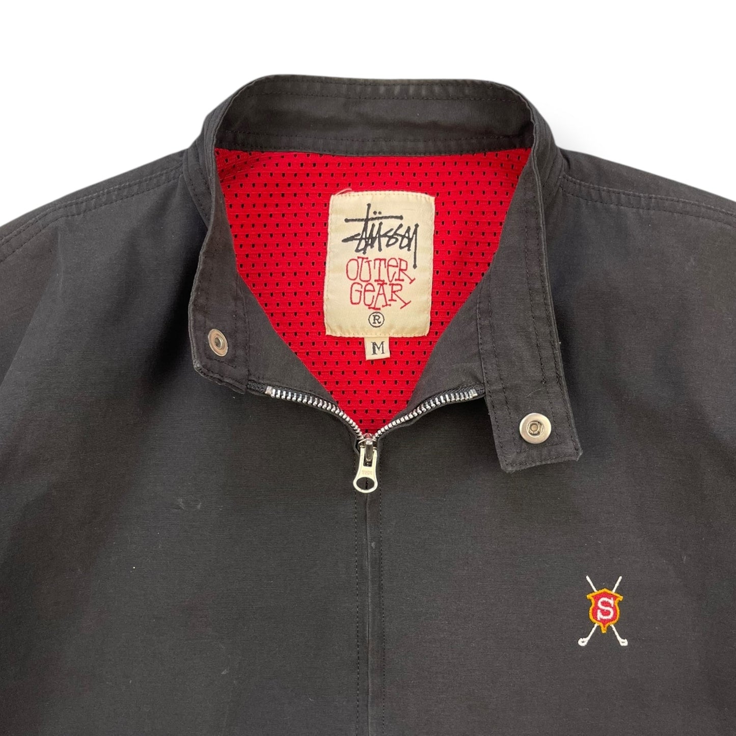 1990's Stussy Outer Gear Jacket (L) | Default Title, Black
