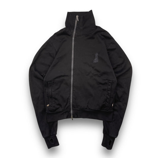 Maharishi Off Centre Zip Jumper (S) | Default Title, Black