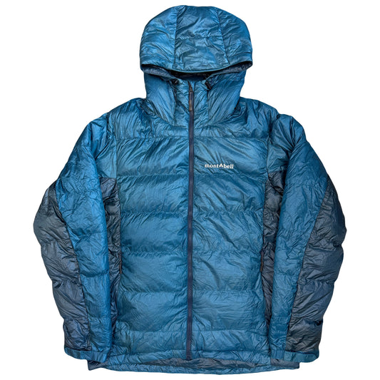 Montbell Alpine Down Parka Puffer Jacket In Blue (M) | Medium, Blue