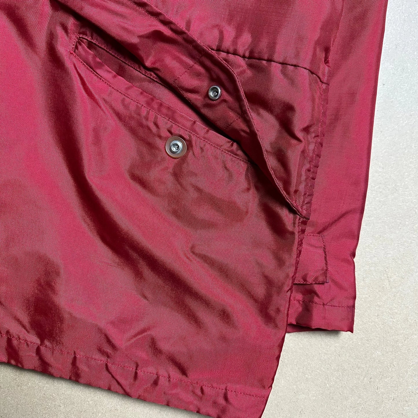 A/W 1993 Crimson Red Formula Steel Balaclava Parka