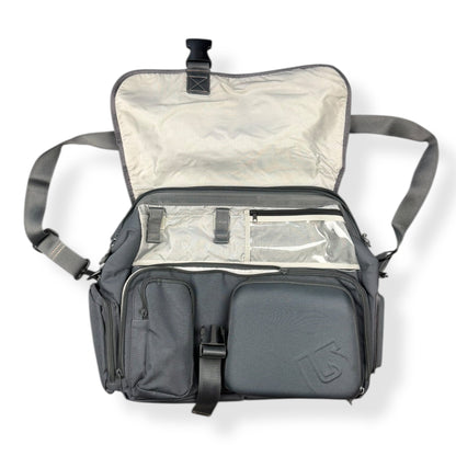2000's Burton Analog Softshell Messenger Bag | O/S, Grey