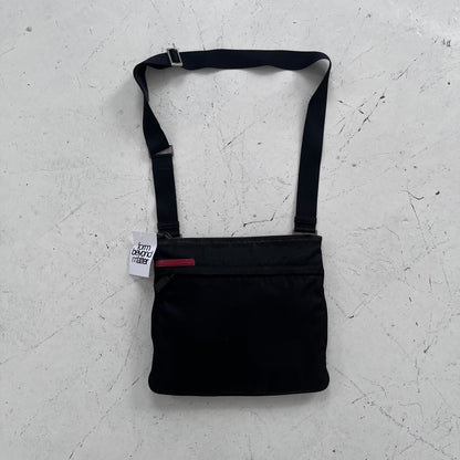 fw1999 prada sport nylon crossbody bag | O/S, Black