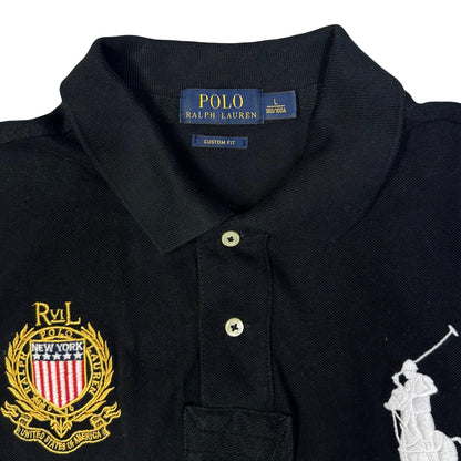 Ralph Lauren Spellout New York Polo In Black ( L ) - Known Source