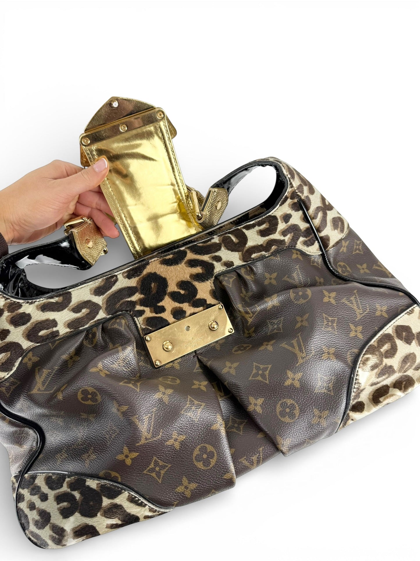 Vintage 2006 Louis Vuitton Leopard Polly Handbag (Limited Edition S/S) | O/S, Brown