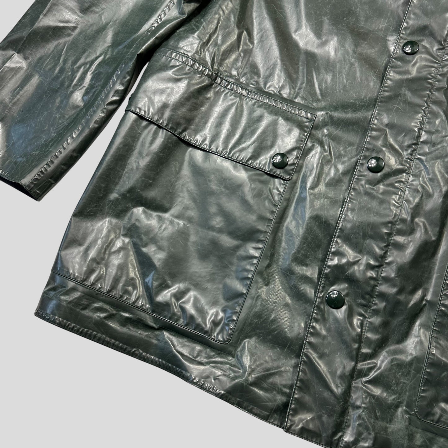Prada Milano 2015 Taped Seam Toffee Wrapper Technical Jacket - IT50 | Default Title, Green
