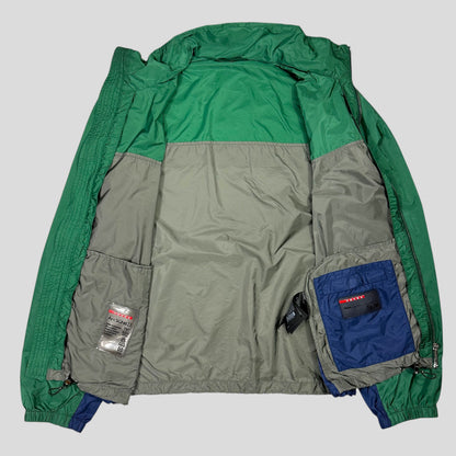 Prada 2017 Red Tab Tri-colour Nylon Windbreaker Jacket - IT50 (L) | Default Title, Multicoloured