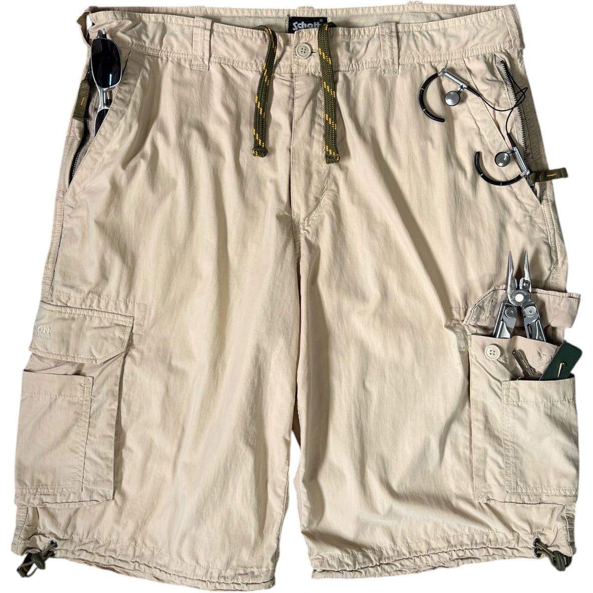Schott NYC 00’s Cargo Shorts W32 | W32, Beige