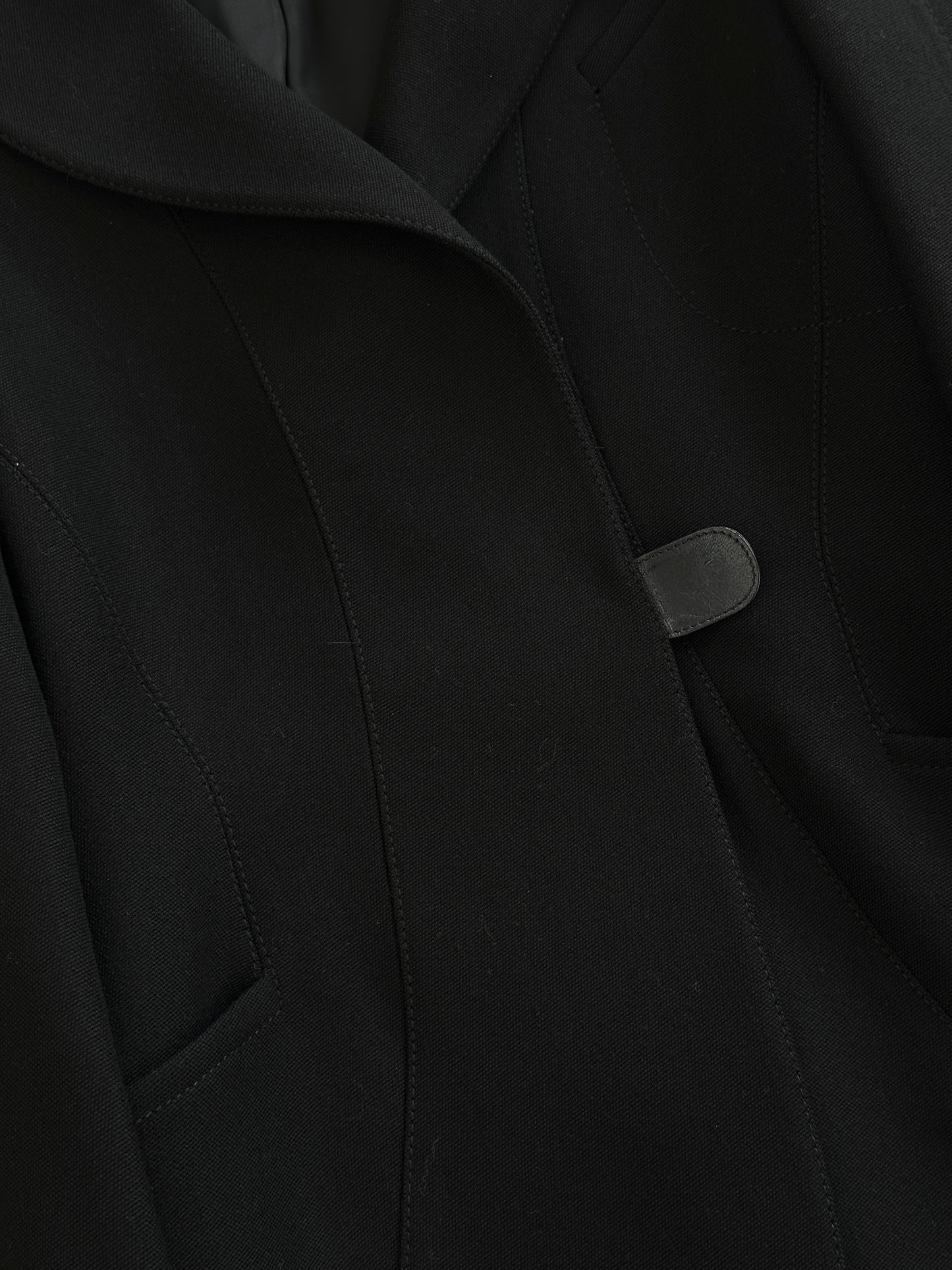 Emporio Armani 2000s Pure Wool Tailored Coat - S