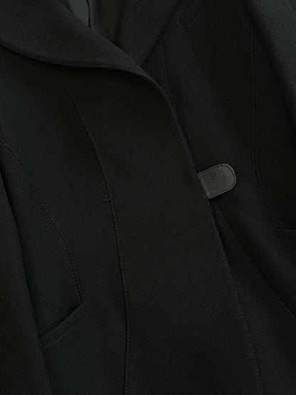 Emporio Armani 2000s Pure Wool Tailored Coat - S