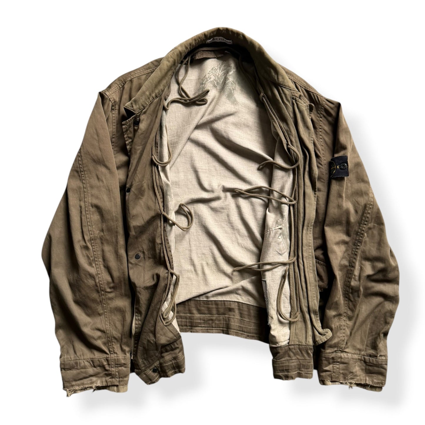 AW2001 Stone Island Raso Gommato Jacket (L) | Default Title, Multicoloured