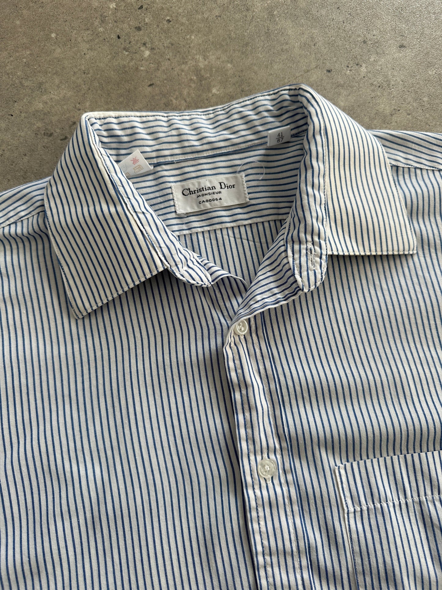 Christian Dior Monsieur Stripe Cotton Shirt - L