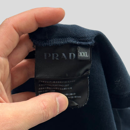 Prada Milano 2017 Navy Red Tab Polo - L/XL | Default Title, Multicoloured