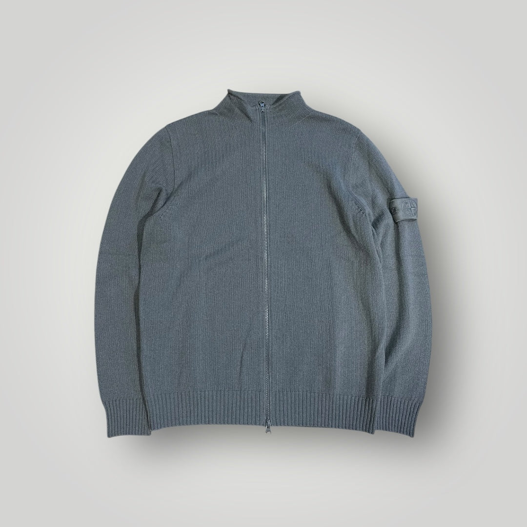 Stone Island AW/22 Ghost 100% Cashmere Zip Up Knit Jumper L BNWOT